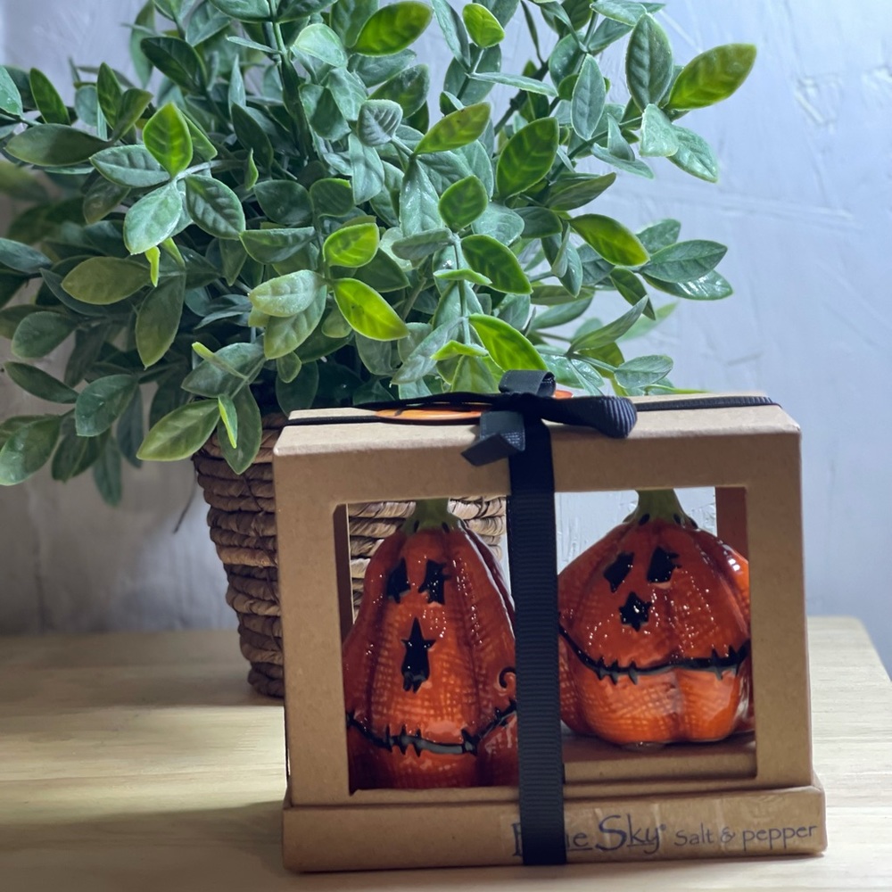 Blue Sky Pumpkin Salt and pepper